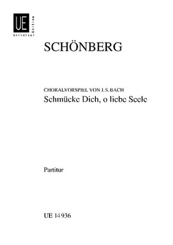 Schmücke dich o liebe Seele&nbsp;&nbsp;Choralvorspiel für Orchester&nbsp;&nbsp;Studienpartitur