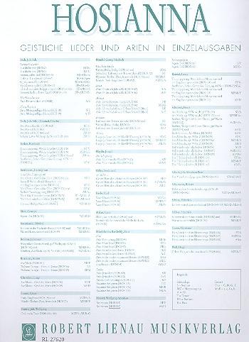 Ave verum  für Alt (Bariton) und Klavier (la)  