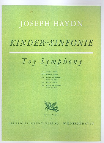 Kindersinfonie&nbsp;&nbsp;für Orchester&nbsp;&nbsp;Partitur