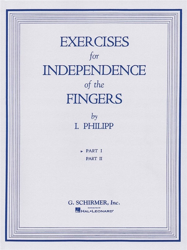 Exercises for Independence of Fingers vol.1&nbsp;&nbsp;for piano&nbsp;&nbsp;