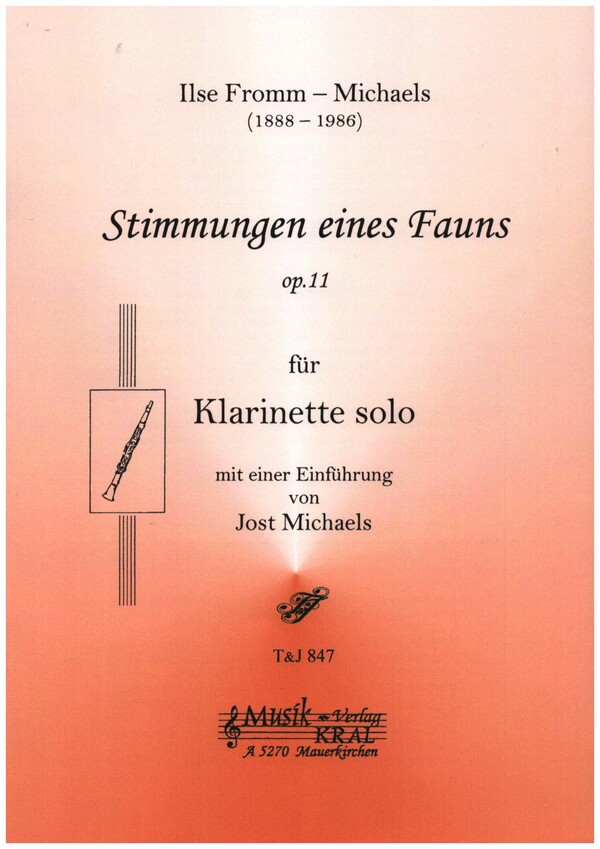 Stimmungen eines Fauns op.11&nbsp;&nbsp;für Klarinette&nbsp;&nbsp;