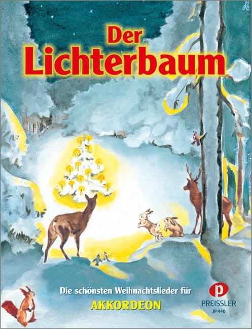 Der Lichterbaum Weihnachtslieder  für Akkordeon (mit 2. Stimme)  