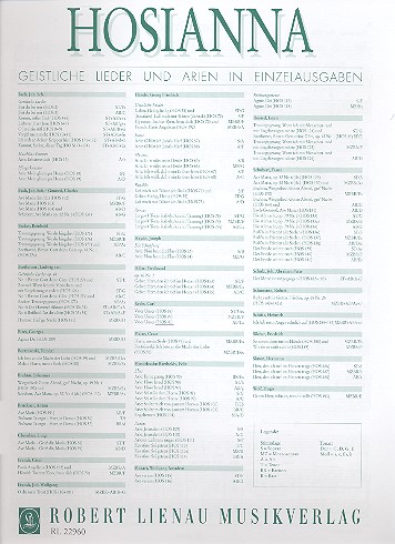 Vater unser&nbsp;&nbsp;für Alt (Bariton) und Klavier&nbsp;&nbsp;