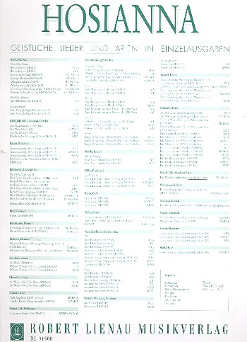 Der Mond ist aufgegangen  für mittlere Singstimme und  Klavier