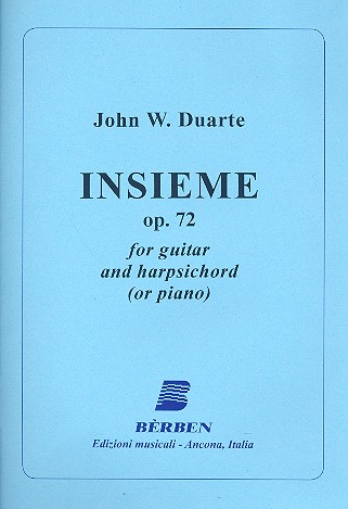 Insieme op.72 for guitar and&nbsp;&nbsp;harpsichord (or piano)&nbsp;&nbsp;