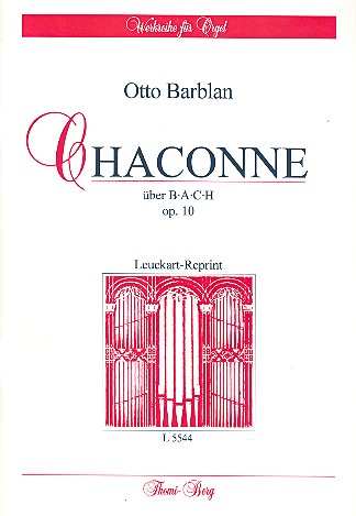 Chaconne über Bach op.10  für Orgel  