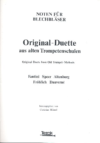 Original-Duette aus alten Trompetenschulen   für 2 Trompeten  Spielpartitur