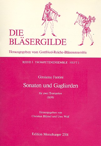 Sonaten und Gagliarden  für 2 Trompeten  Partitur