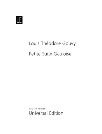 Petite suite gauloise op.90 pour flute,  2 hautbois, 2 clarinettes, 2 cors  et 2 bassons,     Partitur