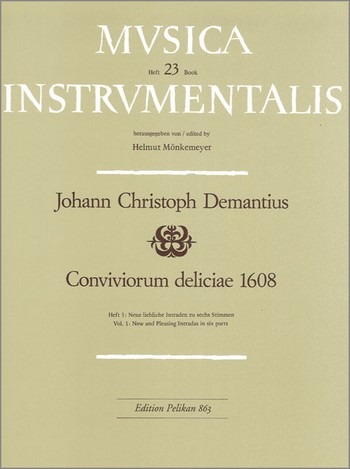 Conviviorum deliciae Band 1  für 6 Streicher  Partitur