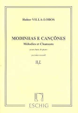 Mondinhas e cancoes vol.1  pour chant et piano (po)  