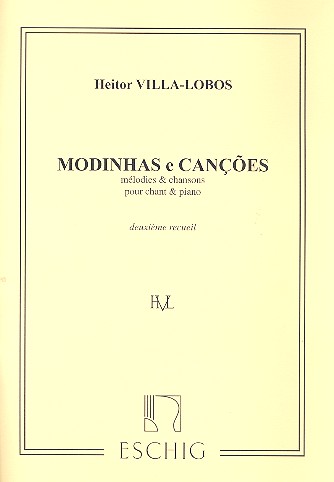 Modinhas e cancoes vol.2  pour chant et piano (po)  