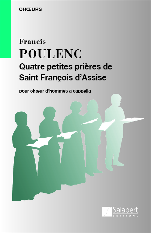 4 petites prières de Saint Francois d'Assise:  pour choeur (ten, bar1und2, bass)  108348