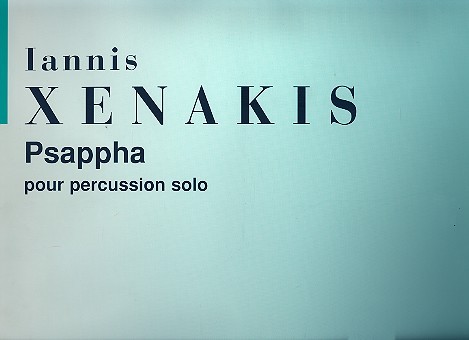 Psappha pour percussion soliste&nbsp;&nbsp;&nbsp;&nbsp;