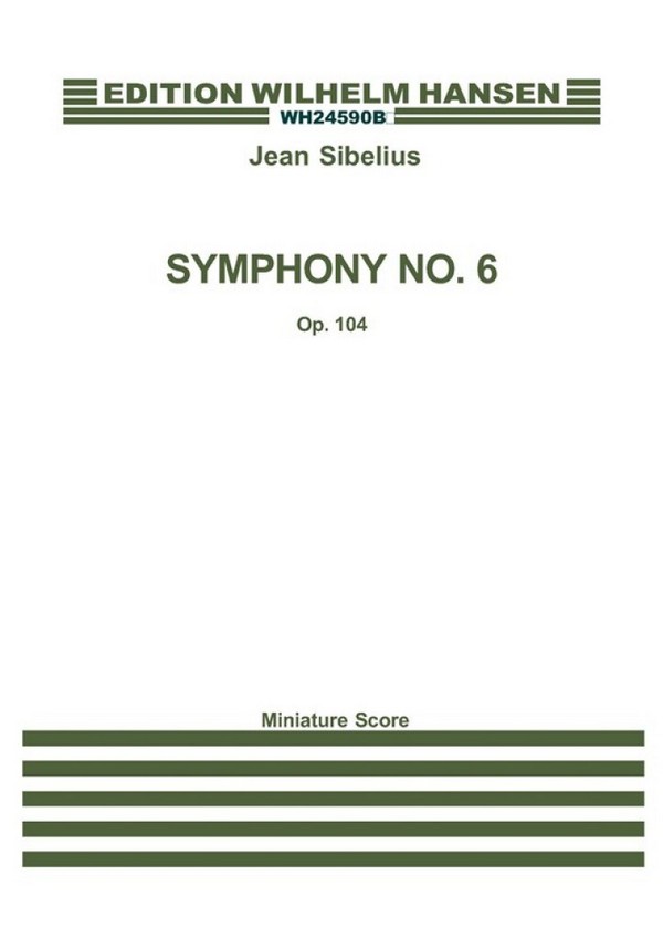 Sinfonie Nr.6 op.104&nbsp;&nbsp;für Orchester&nbsp;&nbsp;Studienpartitur