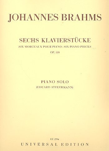 6 Klavierstücke op.118&nbsp;&nbsp;&nbsp;&nbsp;