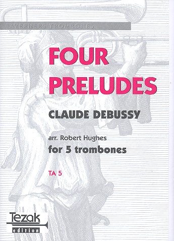 4 Preludes   for 5 trombones  score and 5 parts