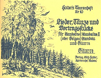 Halters Tourenheft Band 10&nbsp;&nbsp;für Mandolinenorchester&nbsp;&nbsp;Gitarre