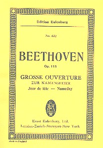 Zur Namensfeier op.115&nbsp;&nbsp;für Orchester&nbsp;&nbsp;Studienpartitur