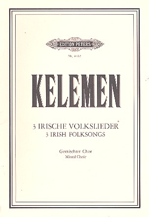 3 irische Volkslieder&nbsp;&nbsp;für gem Chor&nbsp;&nbsp;Partitur