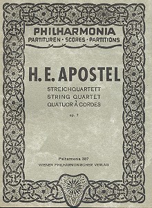 Streichquartett Nr.1  op.7  Studienpartitur  