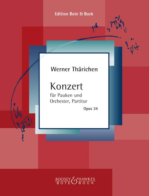 Konzert op.34  für Pauken und Orchester  Studienpartitur