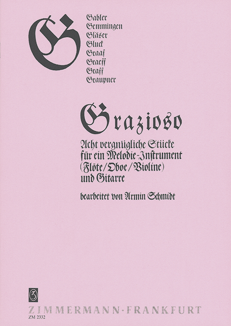 ABC-Reihe&nbsp;&nbsp;für Flöte und Gitarre&nbsp;&nbsp;Partitur und Stimme