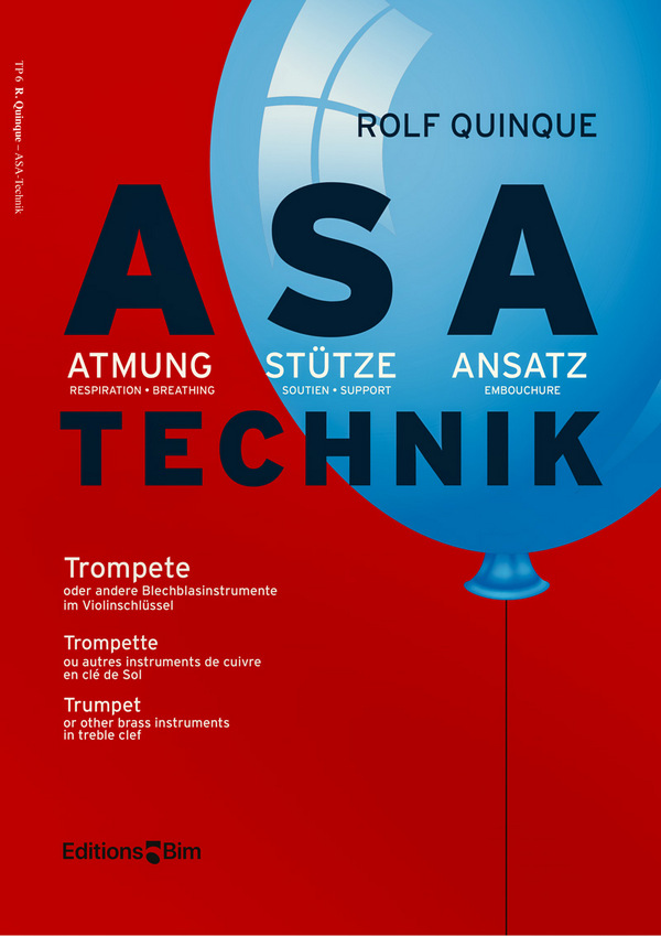 Atmung Stütze Ansatz Technik&nbsp;&nbsp;für Trompete oder andere&nbsp;&nbsp;Blechblasinstrumente im Violinschlüssel