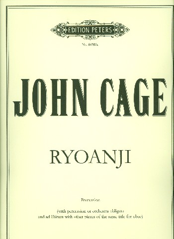 Ryoanji  for perc. to be played with songs of the same title or other pieces  