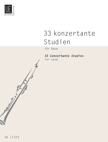 33 konzertante Studien für Oboe    