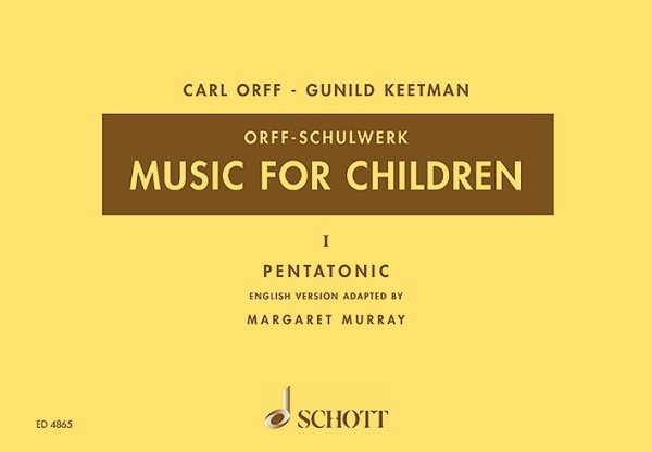 Music for Children vol.1&nbsp;&nbsp;für Singstimme, Blockflöte und Schlagzeug&nbsp;&nbsp;score