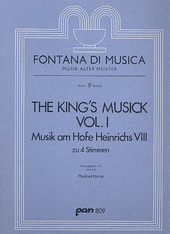 The Kings Musick Band 1&nbsp;&nbsp;für Blockflöten (ATTB) oder andere Melodieinstrumente&nbsp;&nbsp;Partitur