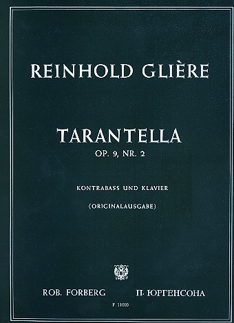 Tarantella op. 9,2  für Kontrabass und Klavier  