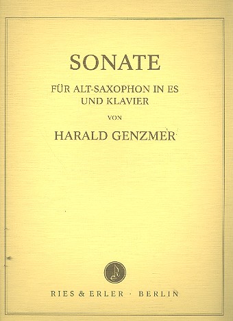 Sonate für Altsaxophon und Klavier    