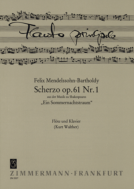 Scherzo op.61,1 für Flöte&nbsp;&nbsp;und Klavier&nbsp;&nbsp;