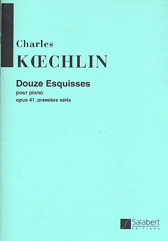 12 esquisses op.41 vol.1   pour piano  