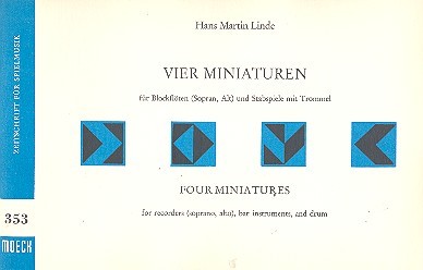 Miniaturen für 2 Blockflöten (SA)