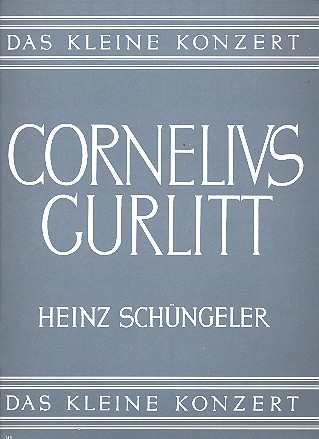 Das kleine Konzert Cornelius  Gurlitt für Klavier  
