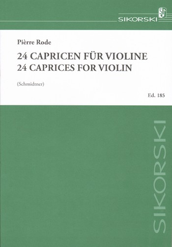 24 Capricen  für Violine solo  