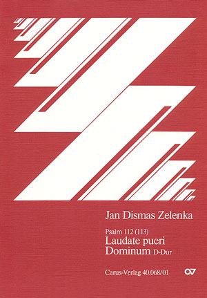 Laudaute Pueri Dominum D-Dur&nbsp;&nbsp;für Tenor, Trompete, Streicher und Bc&nbsp;&nbsp;Partitur (la/en)