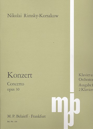Konzert op.30&nbsp;&nbsp;für Klavier und Orchester&nbsp;&nbsp;für 2 Klaviere