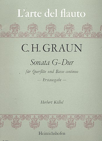 Sonate G-Dur   für Querflöte und Bc  
