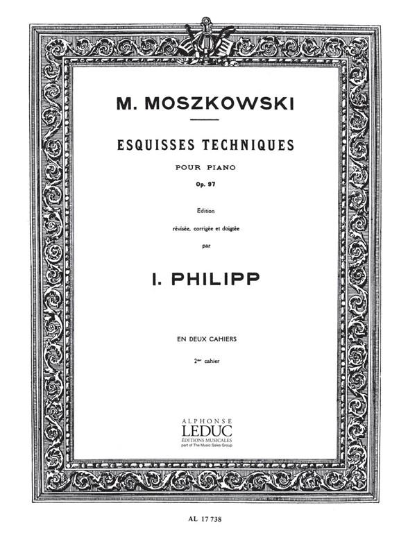 Esquisses techniques op.97 vol.2  pour piano  