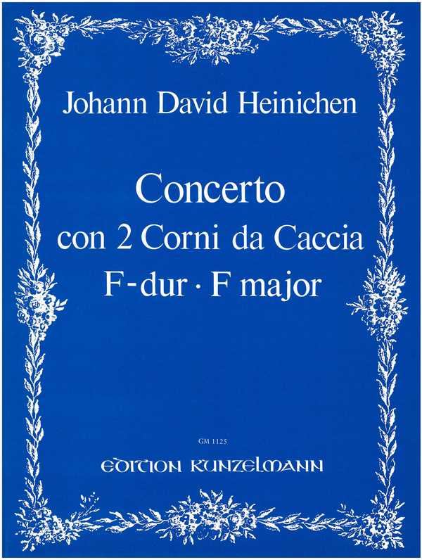 Concerto F-Dur  con 2 corni da caccia (e archi)  Klavierauszug