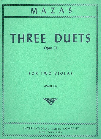 Duet op.30 no.3  for 2 violoncellos  parts