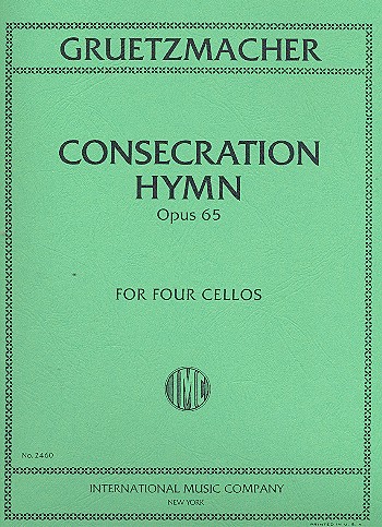Concecration Hymn op.65  for 4 violoncellos  Score and 4 parts