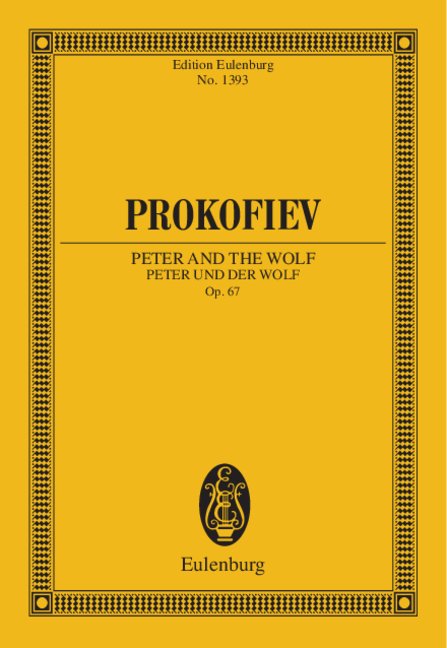 Peter und der Wolf op.67  für Orchester  Studienpartitur