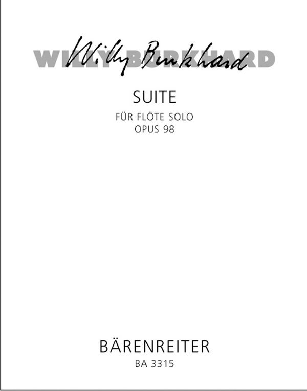 Suite op.98   für Flöte solo  