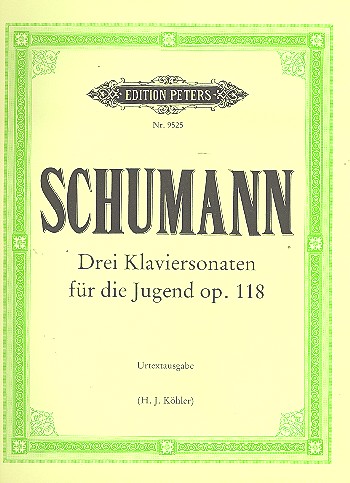 3 Sonaten für die Jugend op.118&nbsp;&nbsp;für Klavier&nbsp;&nbsp;