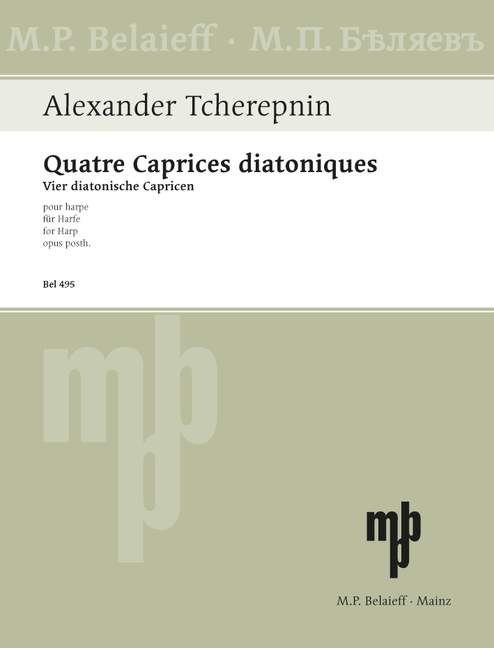 4 Caprices diatoniques oppost.  für Harfe  